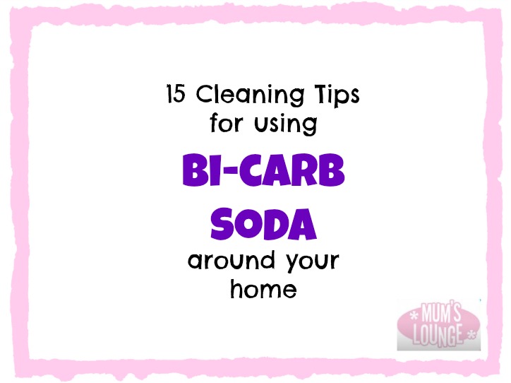 Cleaning with bicarb soda
