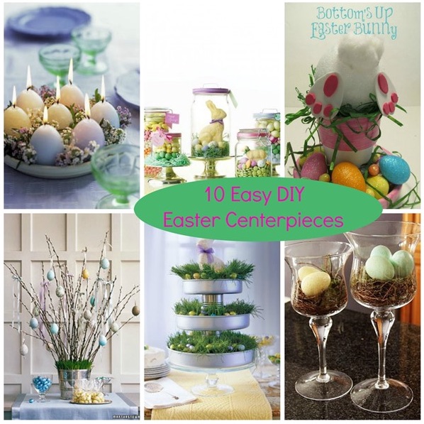 10 Easy DIY Easter Centerpieces Mum's Lounge