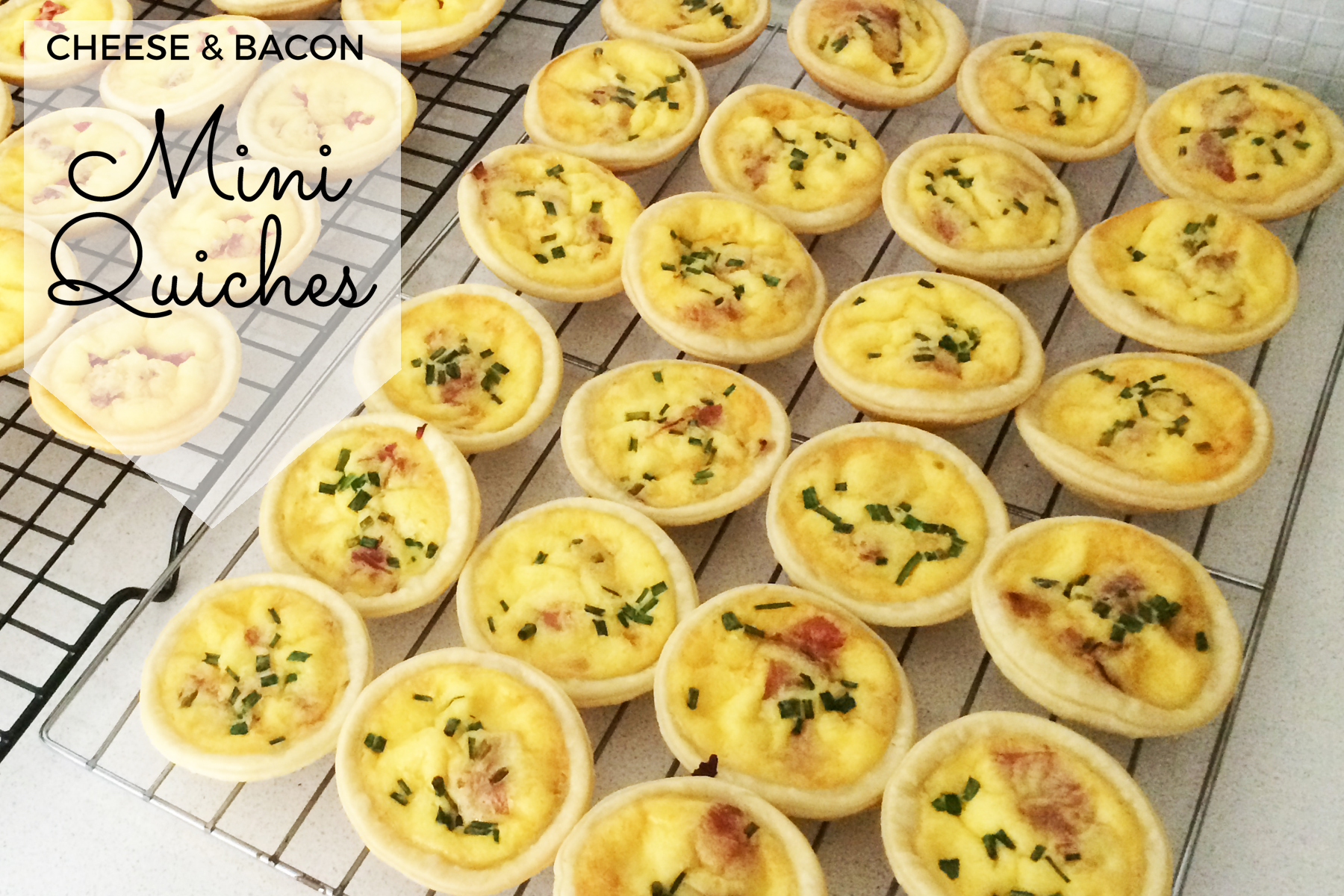 Cheese and Bacon Mini Quiches Mum's Lounge