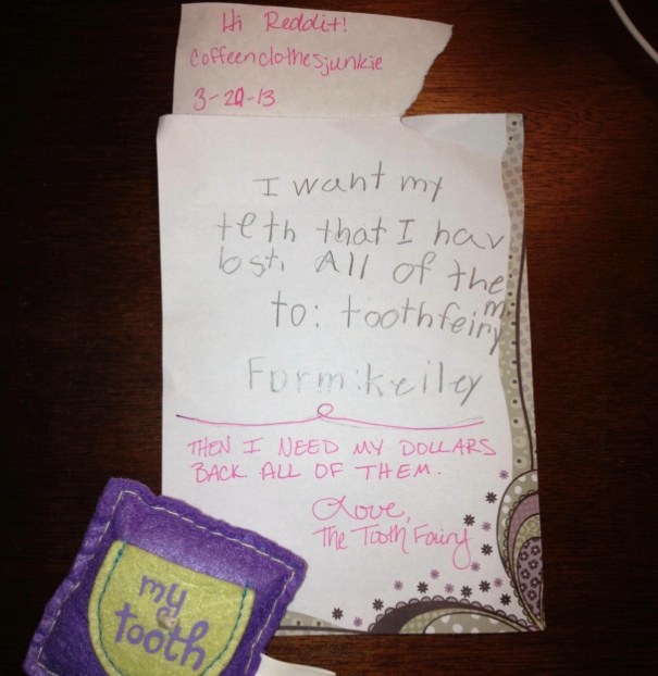 letters to the tooth fairy 1