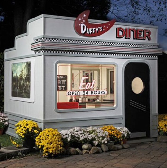 10_Awesome_Kids_Cubby_Houses diner cubby