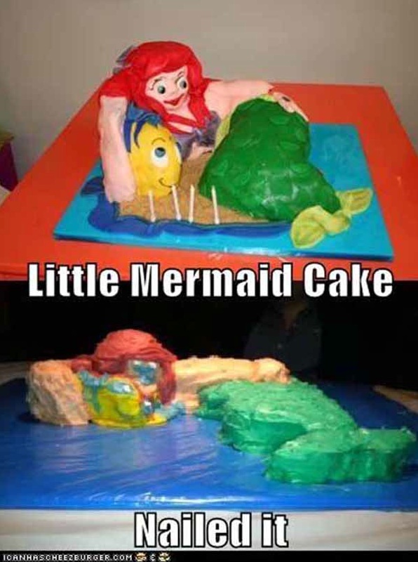 hilarious birthday cake disasters ariel 10