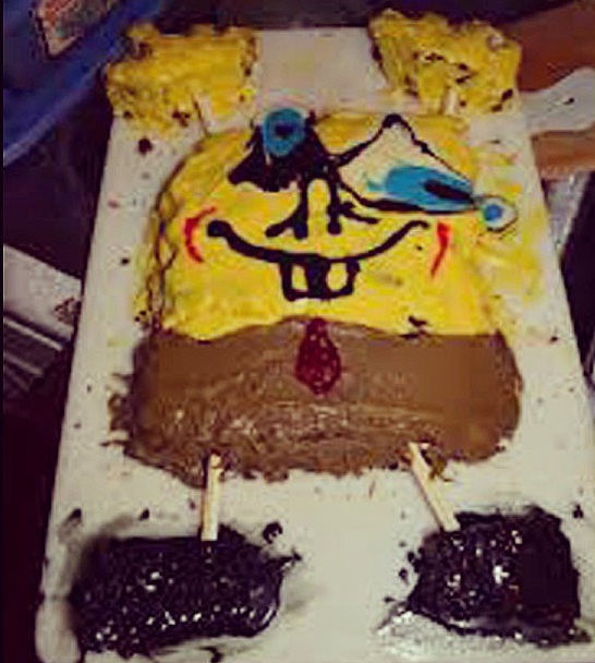 hilarious birthday cake disasters sponge bob 7