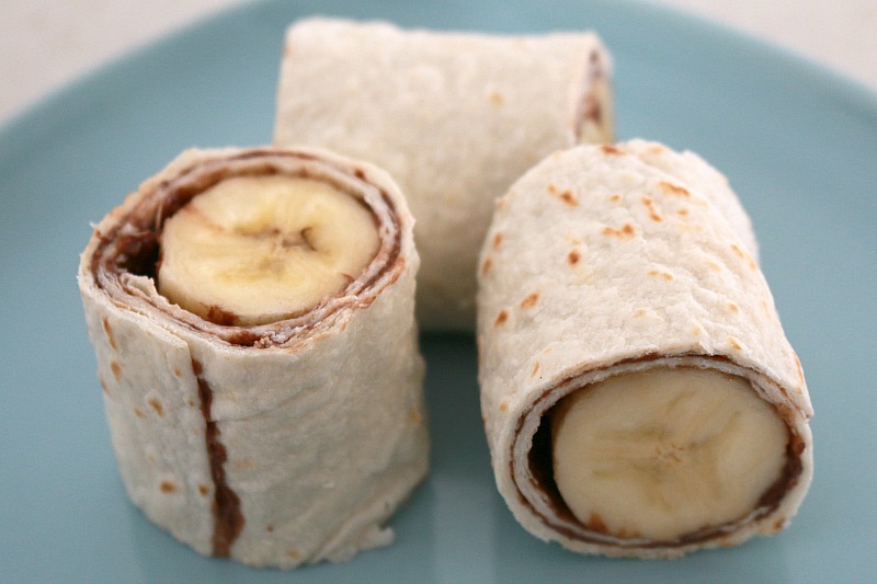 Banana & Nutella Wraps 7