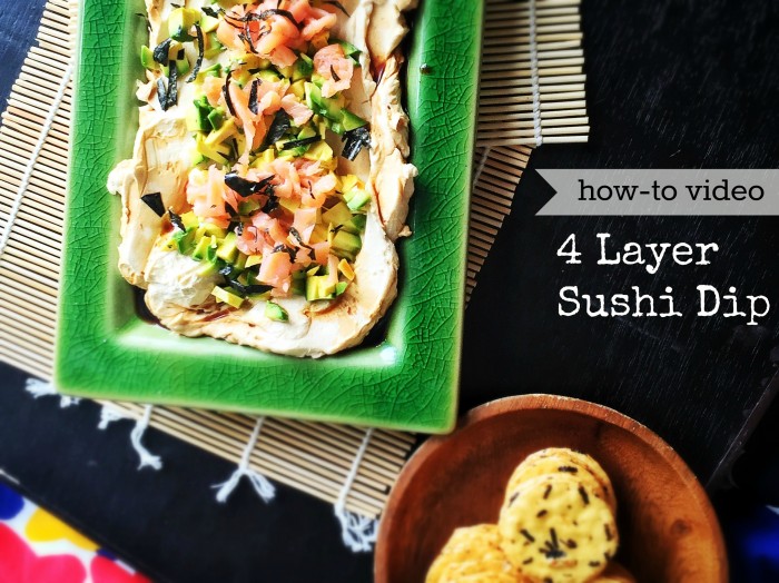 WATCH Four Layer Sushi Dip Recipe Mum's Lounge