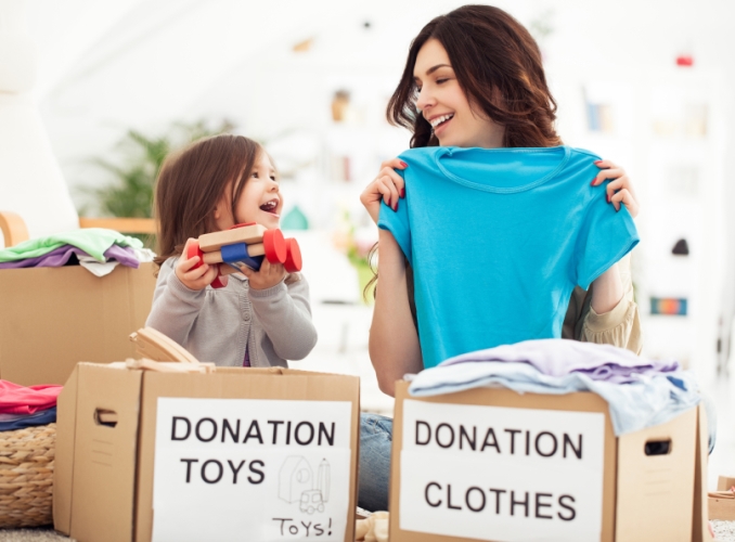 Donate clothes and toysjpg