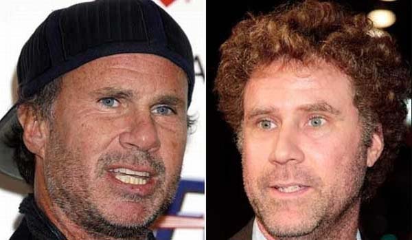 Chad Smith (Red Hot Chilli Peppers) and Will Ferrell