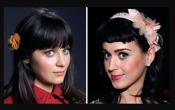 Zoey Deschanel and Katy Perry