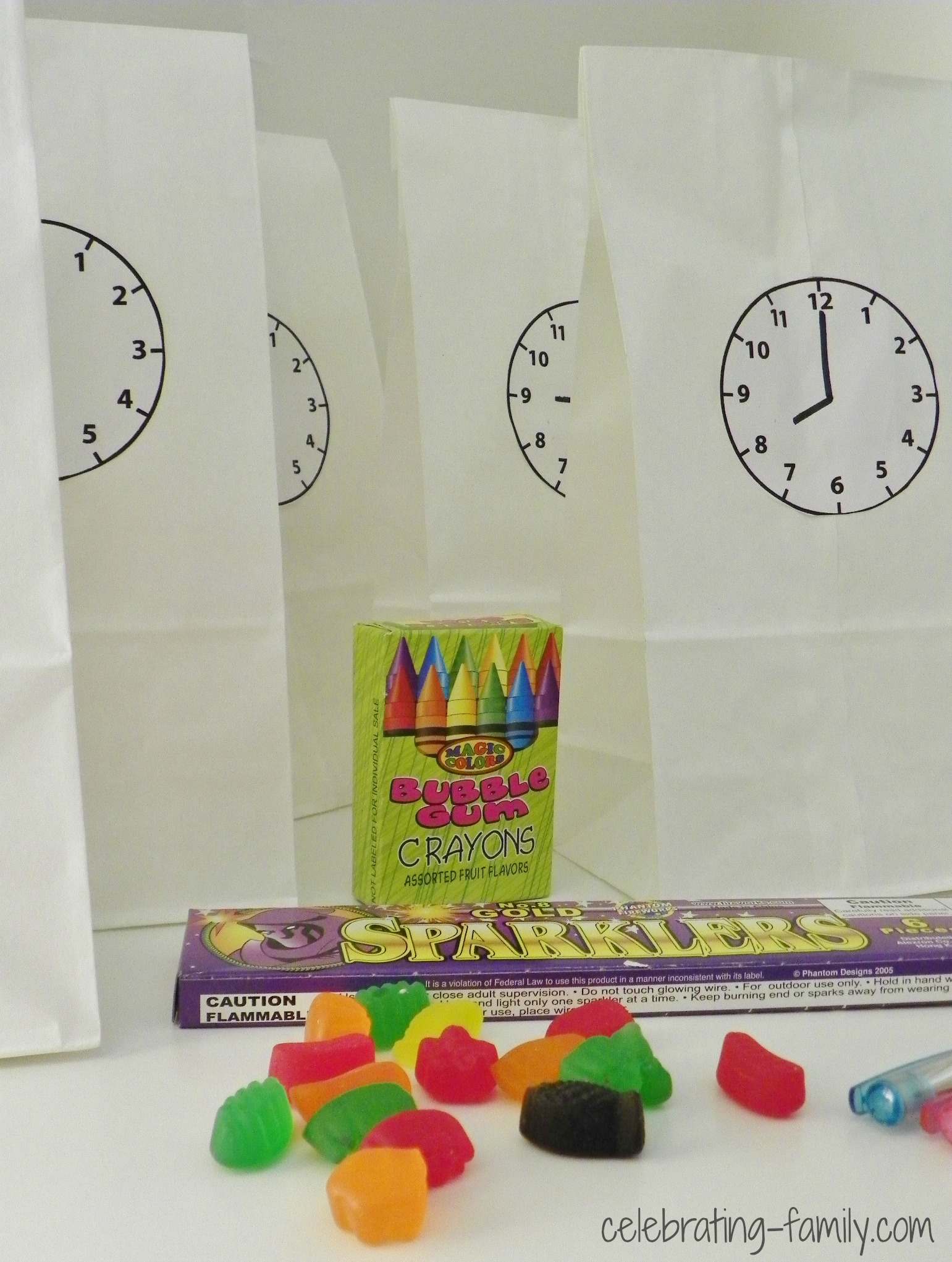 Countdown bags New Years Eve
