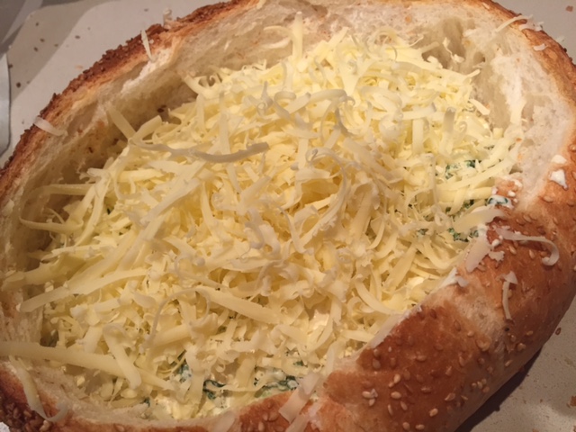 cob filled with cheese