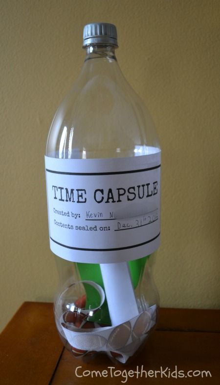 Time caspule for New Year's Eve