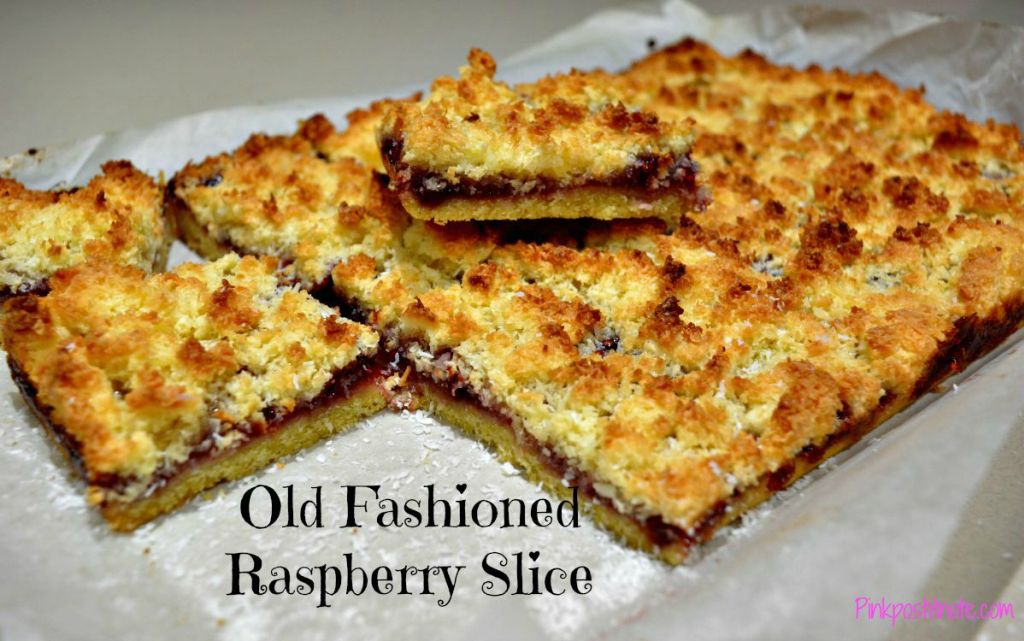 Old Fashioned Raspberry Coconut Slice Old Fashioned Raspberry Coconut Slice