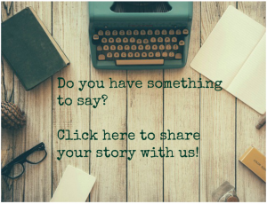 share your story graphic click