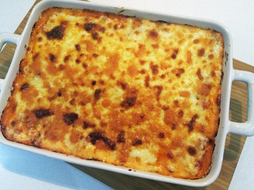 cheesy beef cannelloni