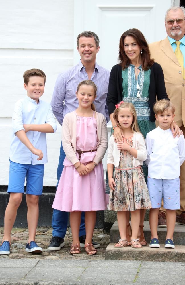 The Danish Royal Family Pose For Photos And Princess