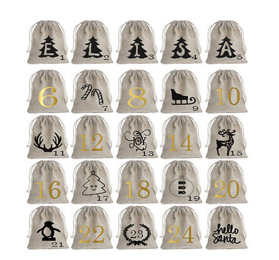 Personalised bags Advent Calendar