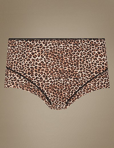 leopard print granny undies