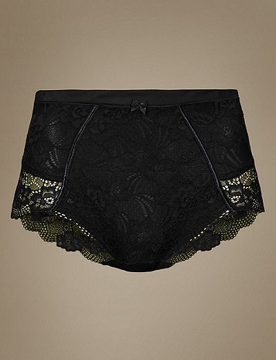 marks and spencer black granny undies