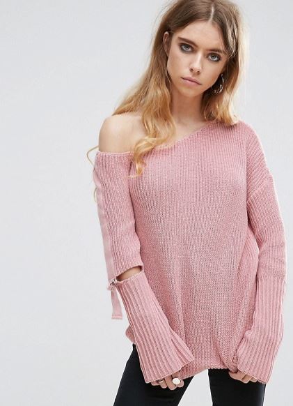 millenial pink jumper