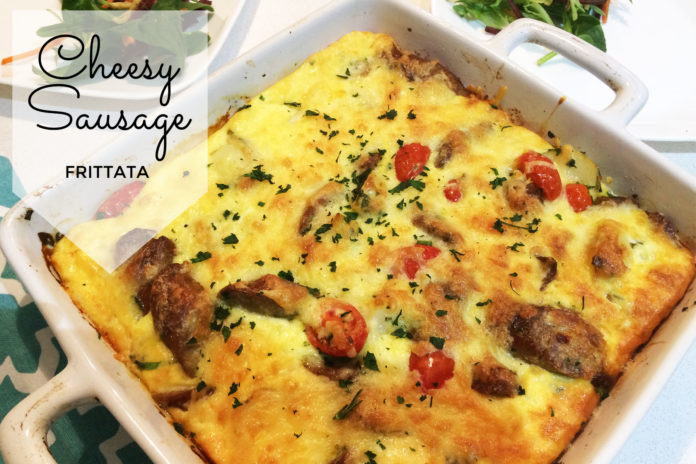 Cheesy Sausage Frittata Recipe Mums Lounge