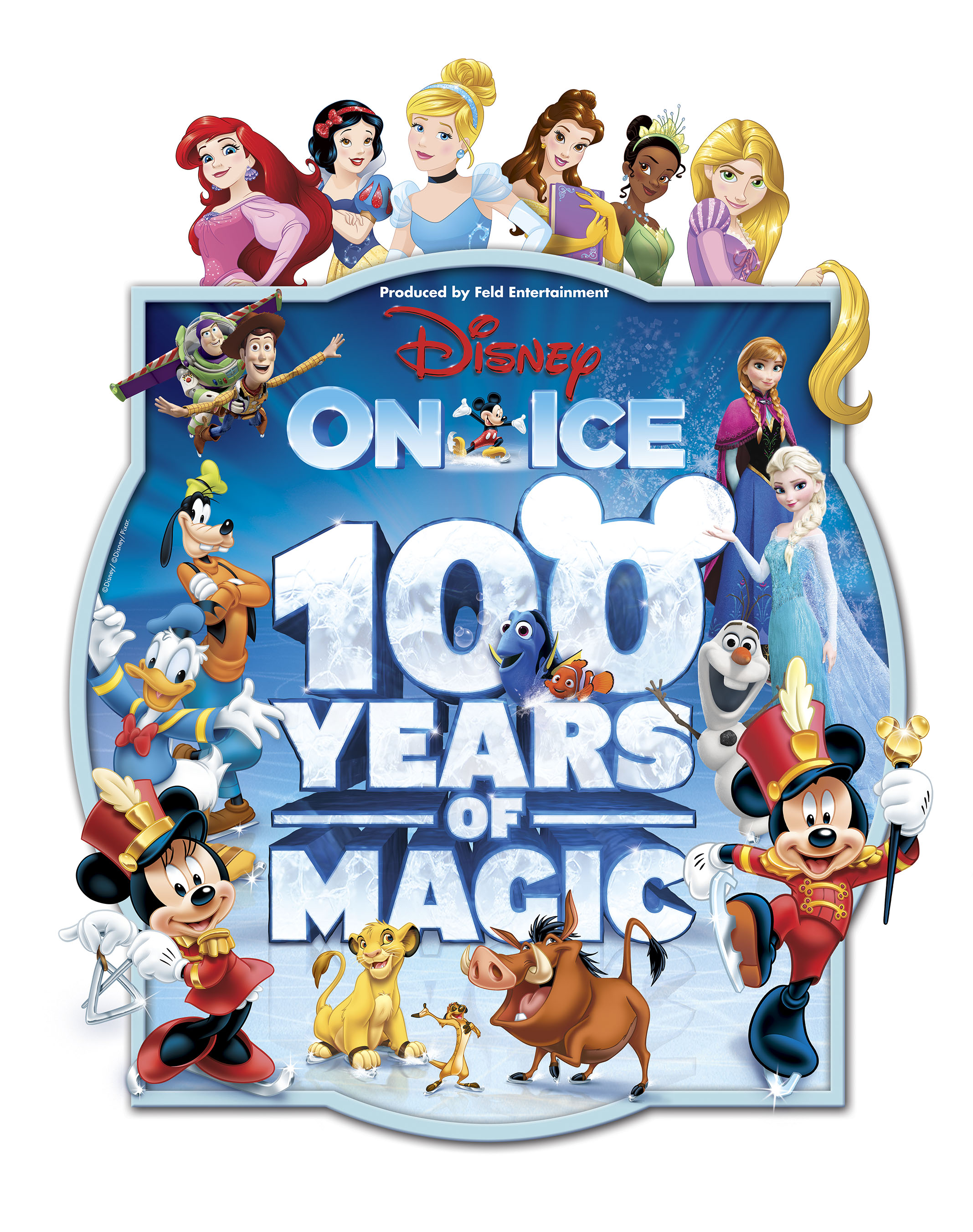 Disney On Ice Celebrates 100 Years of Magic Win 4 x